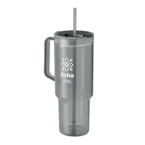 MUGORA RPET pohár 1200 ml Atlatszo szürke 
