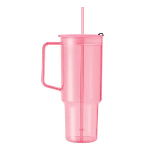 MUGORA RPET pohár 1200 ml Rózsaszín 