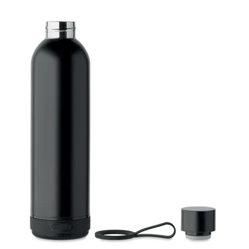 MUSEY Duplafalú palack 500 ml Fekete 