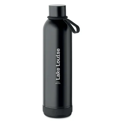 MUSEY Duplafalú palack 500 ml Fekete 