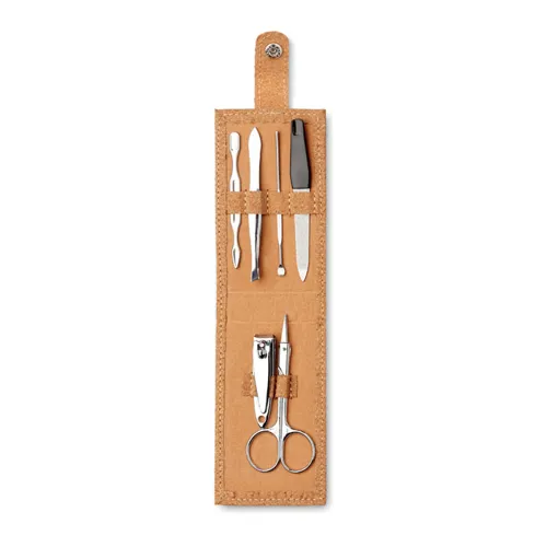 NAILKIT CORK Parafa manikűrkészlet Bézs 