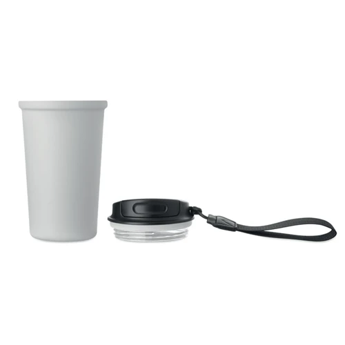 NAKANO Újrahaszn. acél pohár 400ml Fehér 