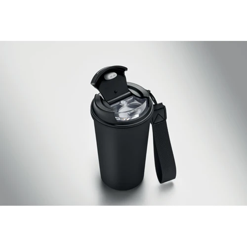 NAKANO Újrahaszn. acél pohár 400ml Fekete 