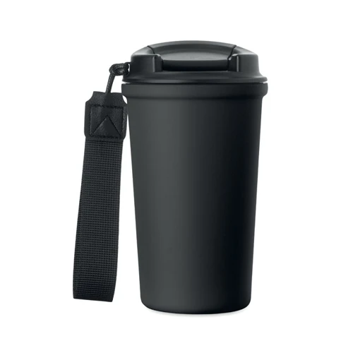NAKANO Újrahaszn. acél pohár 400ml Fekete 