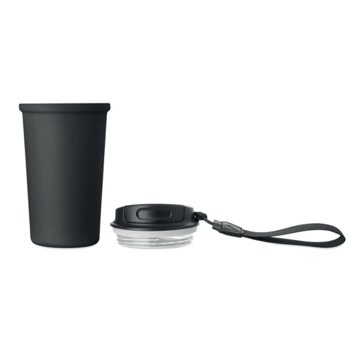 NAKANO Újrahaszn. acél pohár 400ml Fekete 