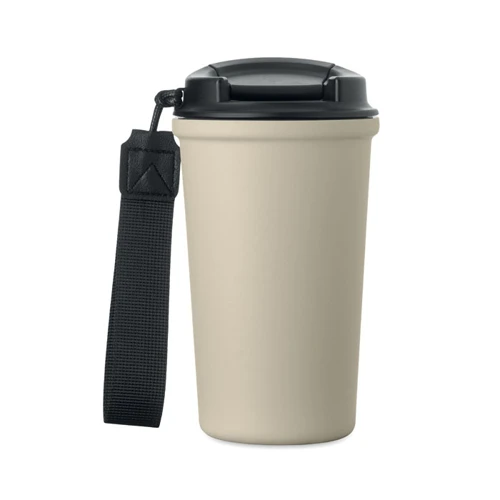 NAKANO Újrahaszn. acél pohár 400ml Bézs 