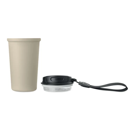 NAKANO Újrahaszn. acél pohár 400ml Bézs 