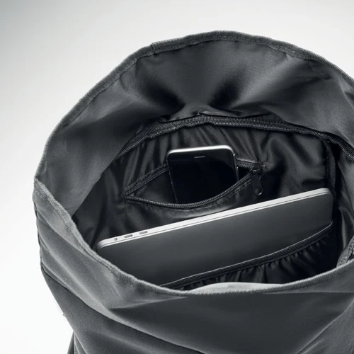 NAPA 600D RPET roll top hátizsák Fekete 