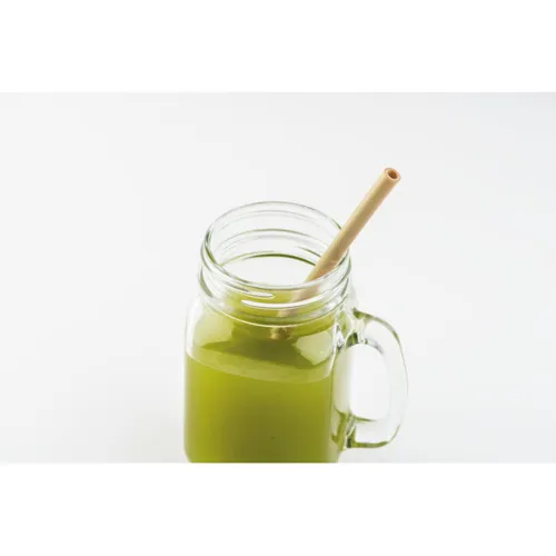NATURAL STRAW Bambusz szívószál/kefe tokban Bézs 