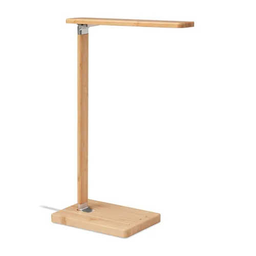 NEAT LIGHT Asztali lámpa és töltő, 10W Fa 