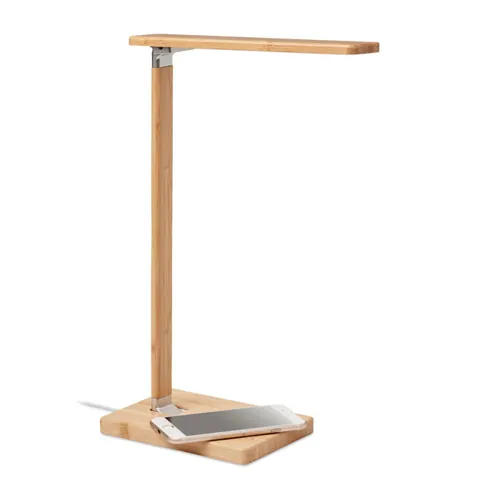 NEAT LIGHT Asztali lámpa és töltő, 10W Fa 