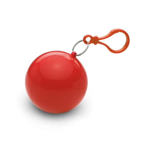 NIMBUS Esőponcsó gömb tokban Piros 