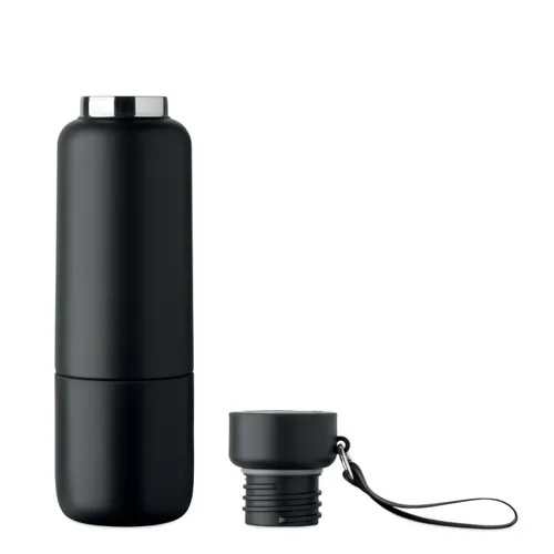 NOEKA Duplafalú palack 500 ml Fekete 