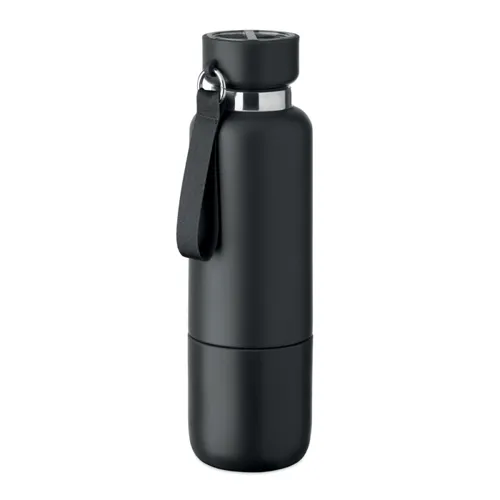 NOEKA Duplafalú palack 500 ml Fekete 