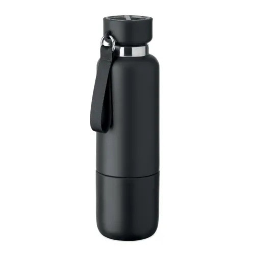 NOEKA Duplafalú palack 500 ml Fekete 