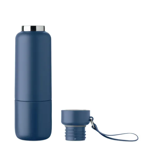 NOEKA Duplafalú palack 500 ml sötétkék 