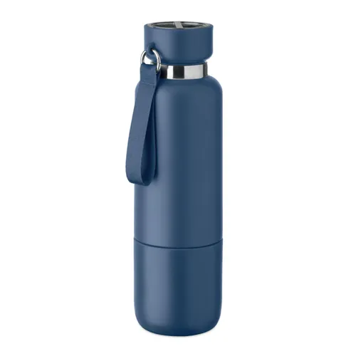 NOEKA Duplafalú palack 500 ml sötétkék 
