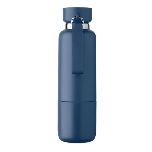 NOEKA Duplafalú palack 500 ml sötétkék 