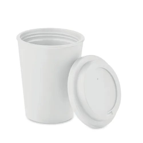 NOLA Duplafalú PP pohár 300 ml Fehér 