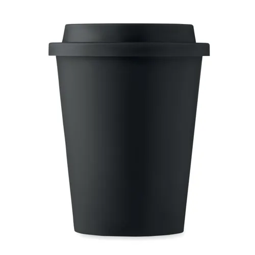 NOLA Duplafalú PP pohár 300 ml Fekete 