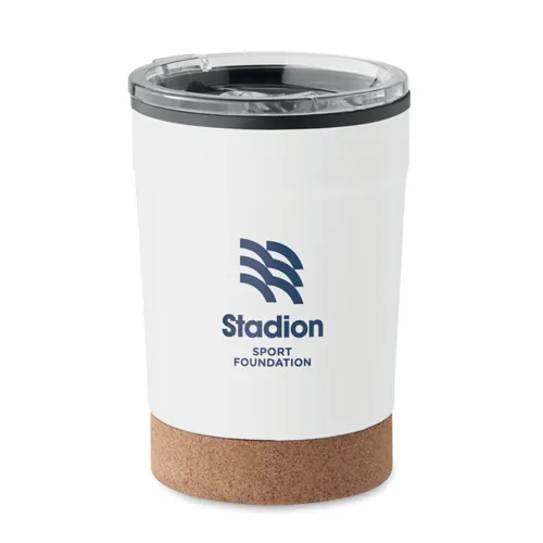 NOMU Duplafalú pohár 300 ml Fehér 