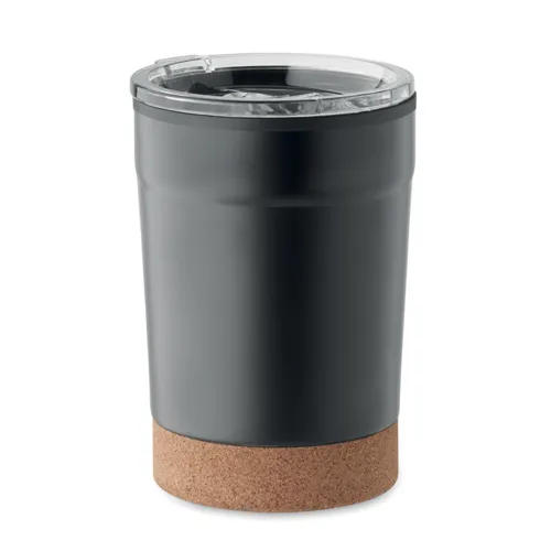 NOMU Duplafalú pohár 300 ml Fekete 