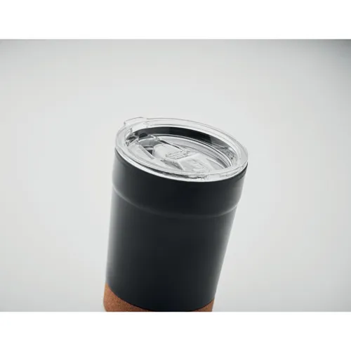 NOMU Duplafalú pohár 300 ml Fekete 