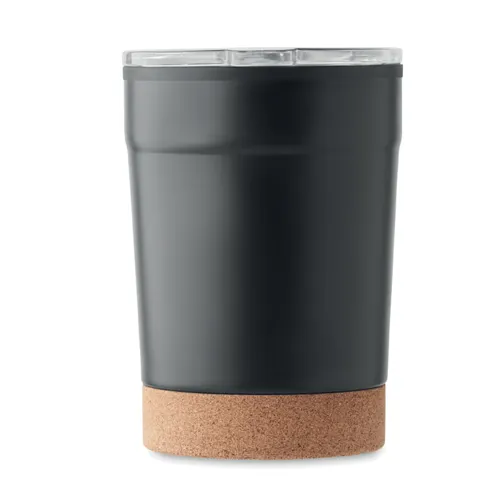 NOMU Duplafalú pohár 300 ml Fekete 