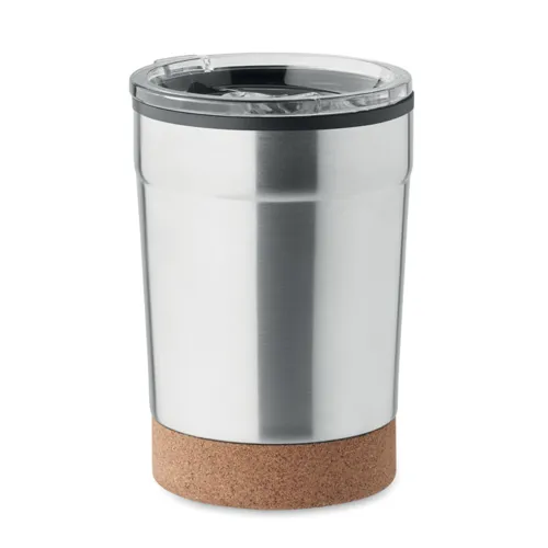 NOMU Duplafalú pohár 300 ml Matt Ezüst 