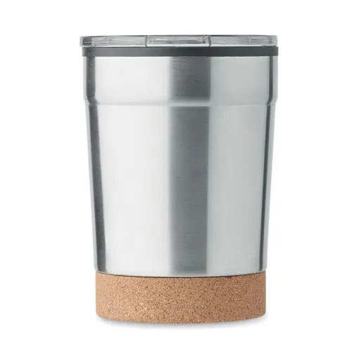 NOMU Duplafalú pohár 300 ml Matt Ezüst 