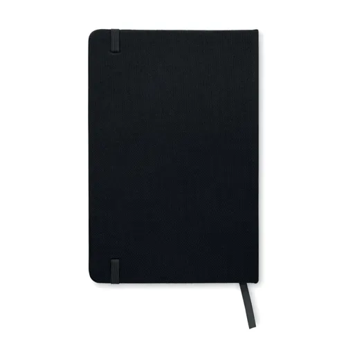 NOTE RPET A5 vonalas notesz RPET borító Fekete 