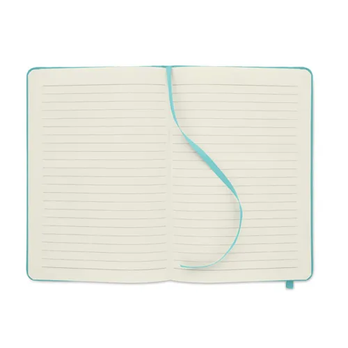 NOTE RPET A5 vonalas notesz RPET borító Türkiz 