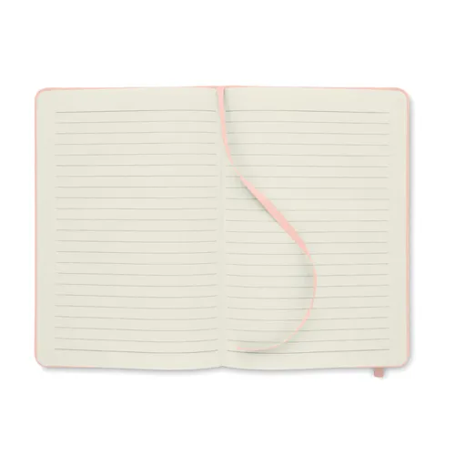 NOTE RPET A5 vonalas notesz RPET borító Babarózsaszín 
