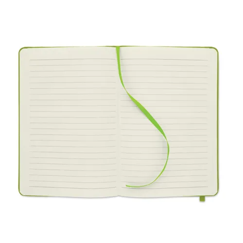 NOTE RPET A5 vonalas notesz RPET borító Lime 