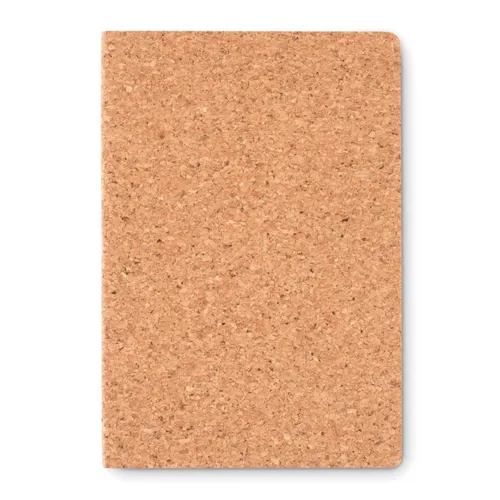 NOTECORK A5 vonalas parafa notesz Bézs 