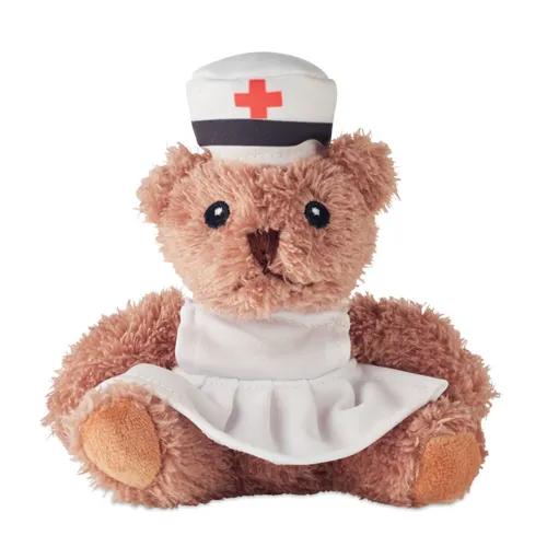 NURSE Plüss mackó nővér Fehér 