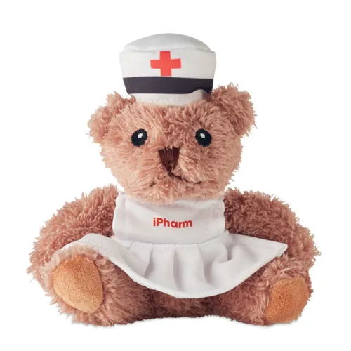 NURSE Plüss mackó nővér Fehér 