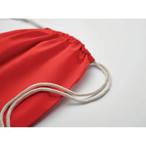 OSOLE DRAW COLOUR Fairtrade zsinóros táska 180 g Piros 