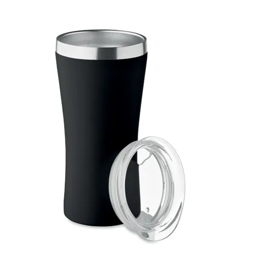 OZ Kis duplafalú pohár 160 ml Fekete 