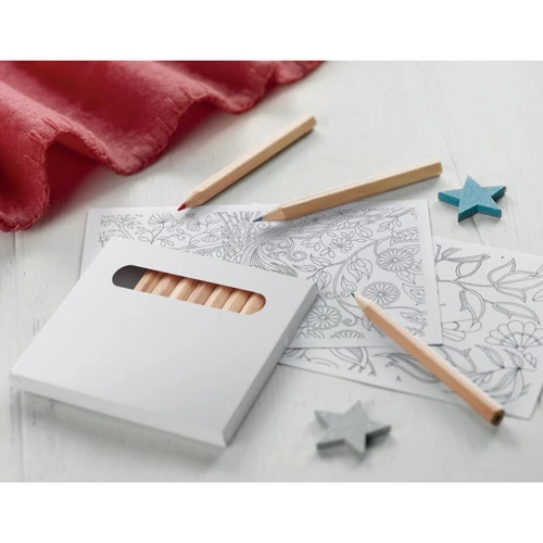 PAINT&RELAX Felnőtt színező szett Fehér 