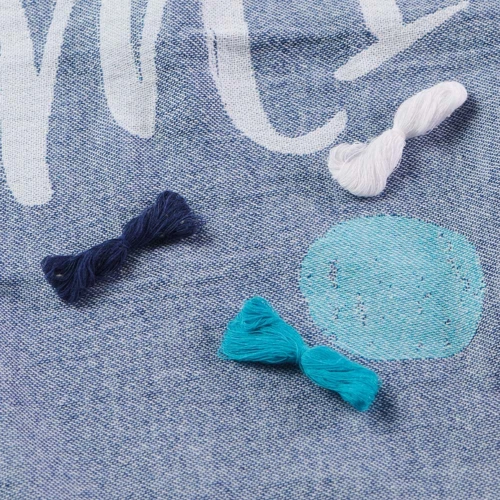 Pamut hammam törölköző az Ön jacquard szövésű logójával (170 g/m²).  