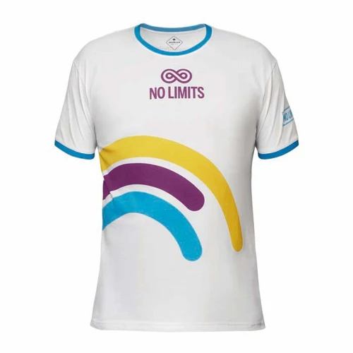 Pamut T-Shirt kontrasztos ujjpasszéval 155 g  