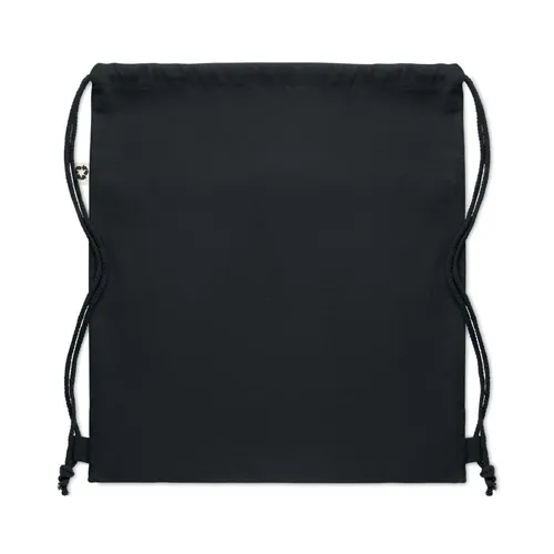 PANDA BAG Újrahaszn. pamut tornazsák Fekete 