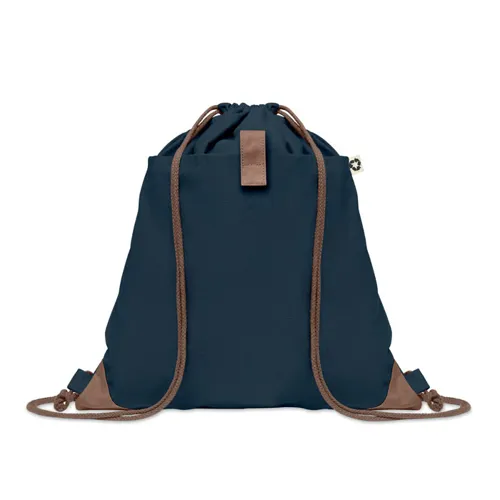 PANDA BAG Újrahaszn. pamut tornazsák sötétkék 