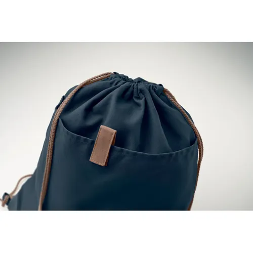 PANDA BAG Újrahaszn. pamut tornazsák sötétkék 
