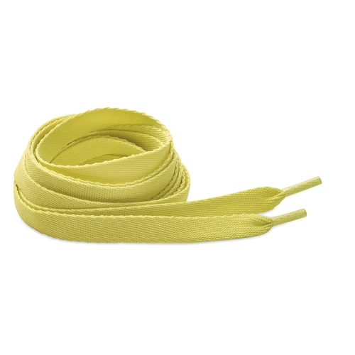 Pantone színű, twill szövésű poliészter cipőfűző  