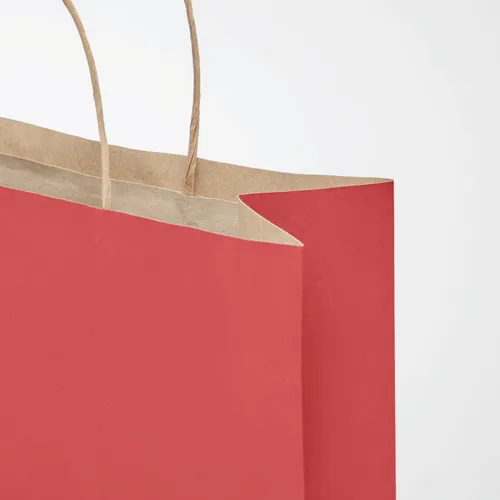 PAPER TONE L Nagy papír ajándéktasak, 90 g Piros 