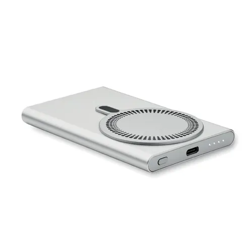 PAWTT Vezeték nélkül töltő powerbank Matt Ezüst 