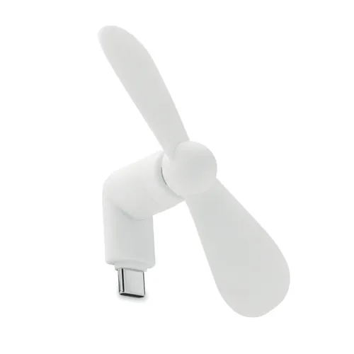 PHAN Hordozható USB ventilátor Fehér 