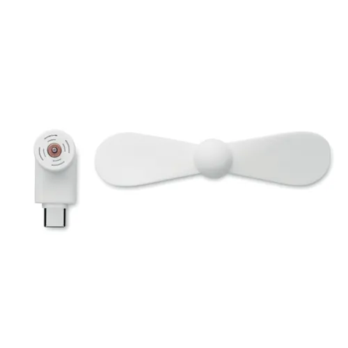 PHAN Hordozható USB ventilátor Fehér 